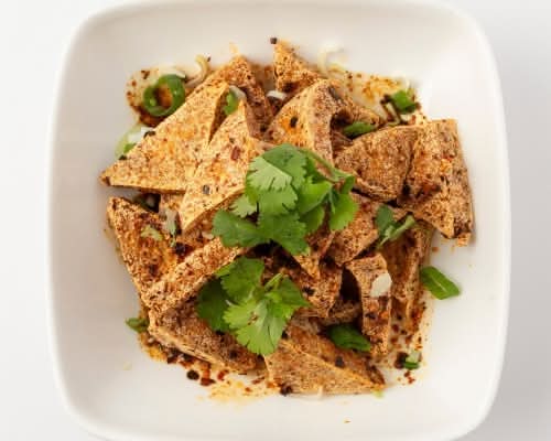 102. DEEP FRIED TOFU (CONTAINS SESAME) 炸豆腐